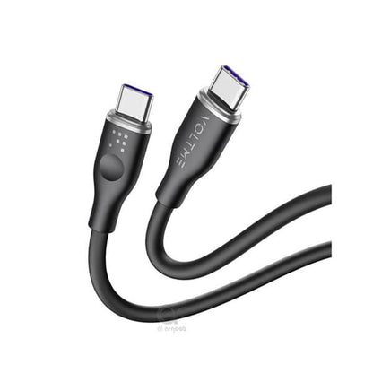 Voltme Powerlink Moss Liquid Silicon Cable Type C to Type C 5A 1M 100W Emarker