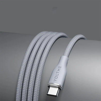 Voltme PowerLink RUGG USB-C to USB-C Cable – 100W – 1.8M – Grey
