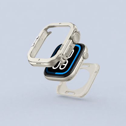 AmazingThing Apple Watch 10 46mm Armor Fit FullGuard Metal Kasa ve Ekran Koruyucu side