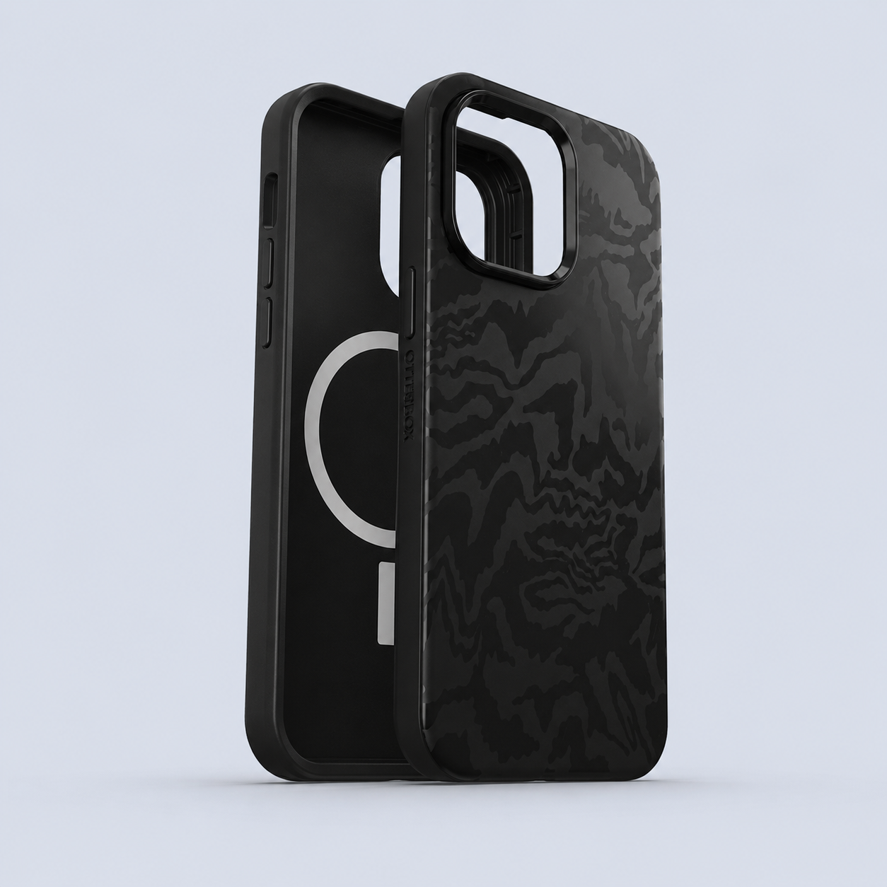 Otterbox iPhone 14 Pro Max MagSafe Symmetry Series- Rebel Black back view