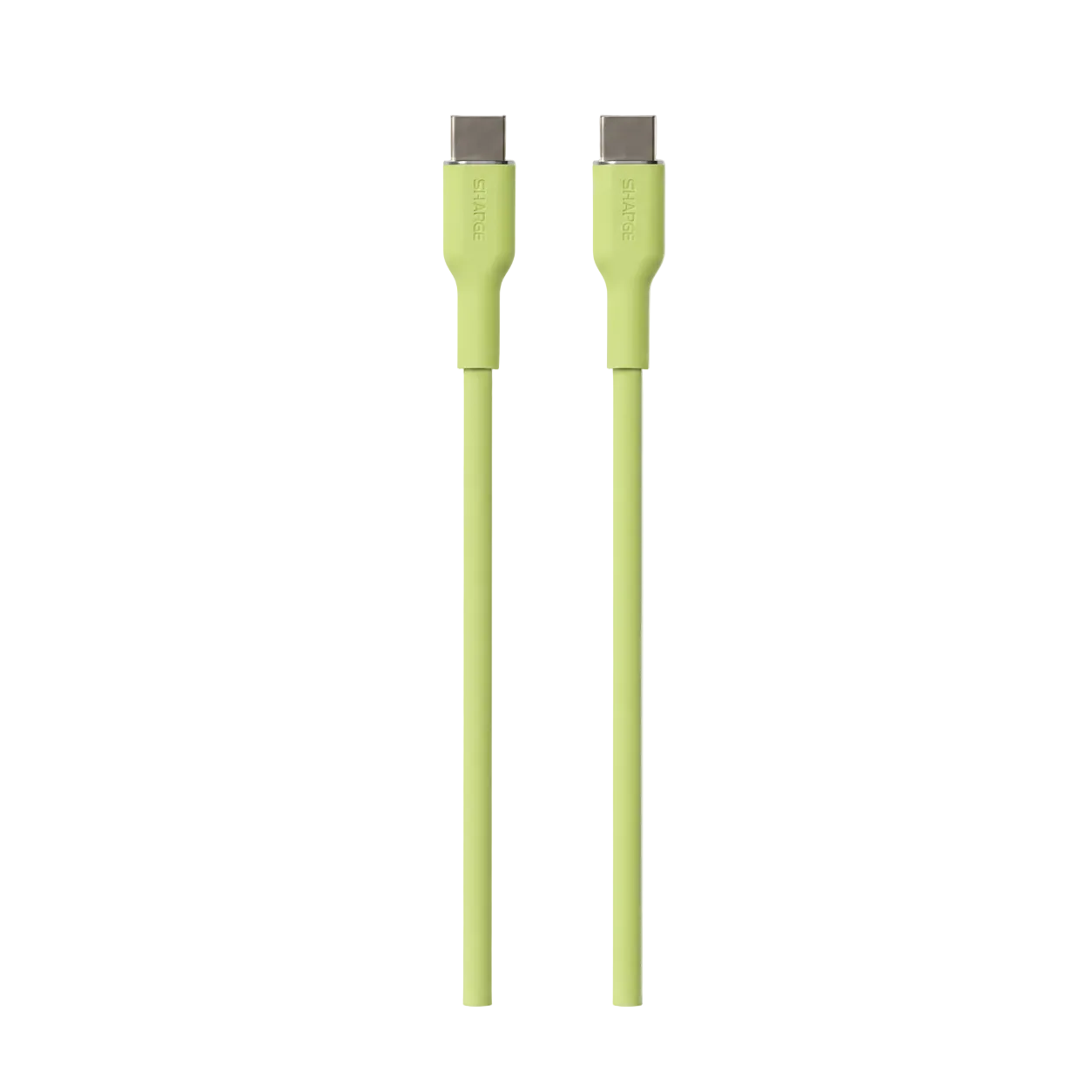 Puro Power and Data Sync Soft CAble From USB-C TO USB-C 1,5M- Green