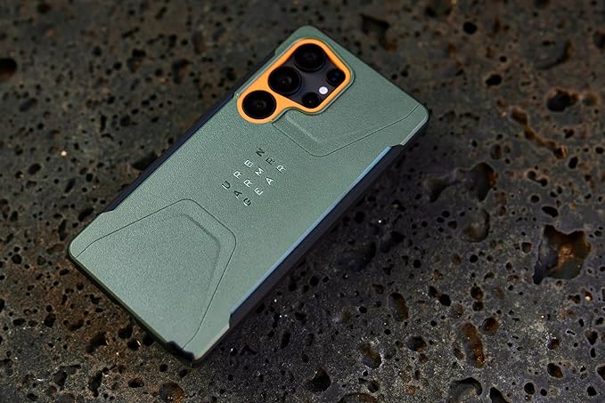 UAG Samsung Galaxy S25 Ultra Case 6 8" Civilian-Olive Dab Orange product photo