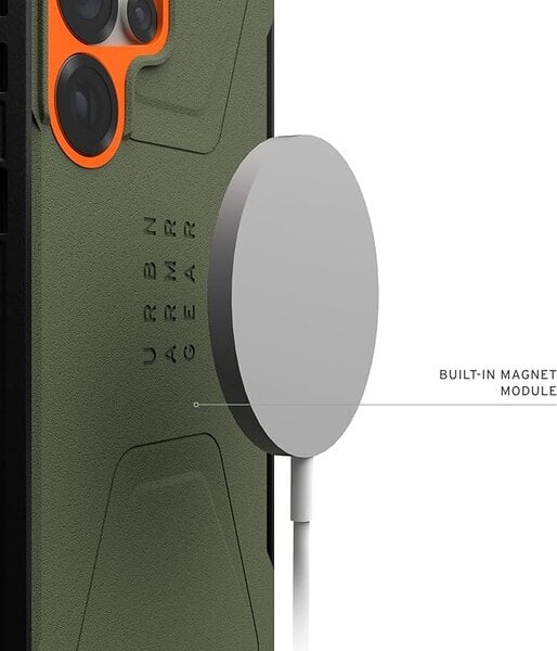 UAG Samsung Galaxy S25 Ultra Case 6 8" Civilian-Olive Dab Orange additional product image