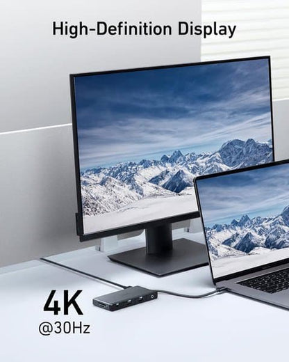 Anker USB C Hub 552 USB-C Hub 9-in-1 4K HDMI with 100W Power Delivery product photo