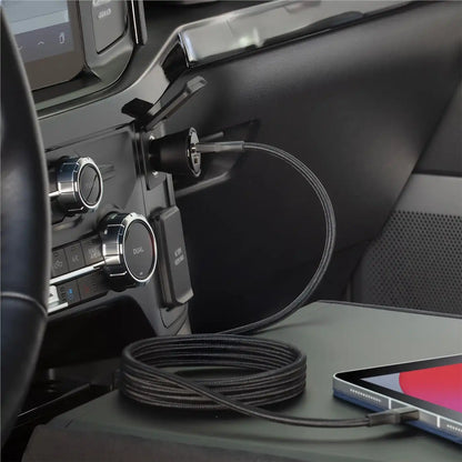 Scosche Charge 32W Dual-Port Car Charger and Locator - Black