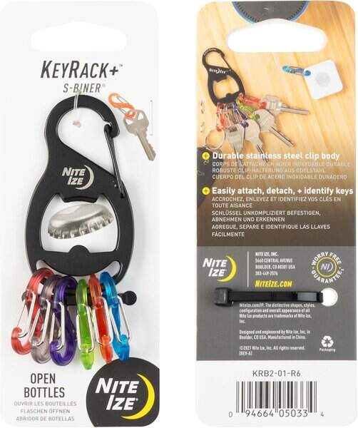 Niteize KeyRack+™ S-Biner® Black additional product image