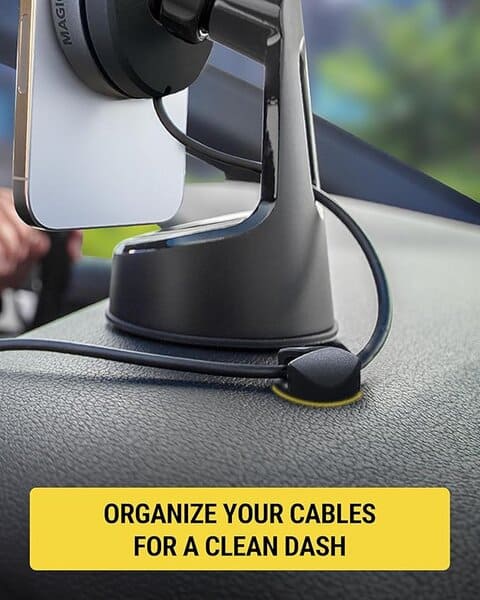 Scosche CMAR-6PKRP Cable Management Kit 6-Pack of Black Adhesive Cable Clips