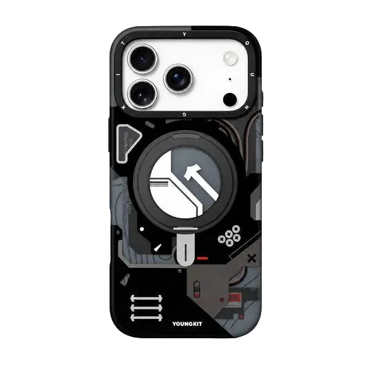 Youngkit iPhone 18 Pro Max / 17 Pro Max Cyberpunk 360° Spin Magnetic Stand Case