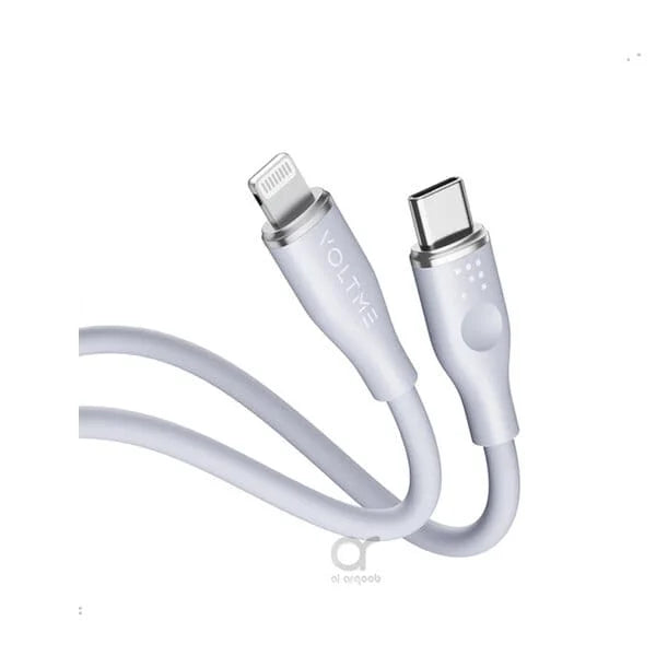 Voltme Powerlink Moss Liquid Silicon Cable Type C to Lightning 3A 1 2M product photo