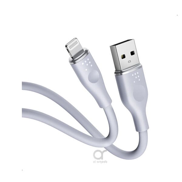 Voltme Powerlink Moss Liquid Silicon Cable USB A to Lightning 3A 1 2M Zinc-Alloy