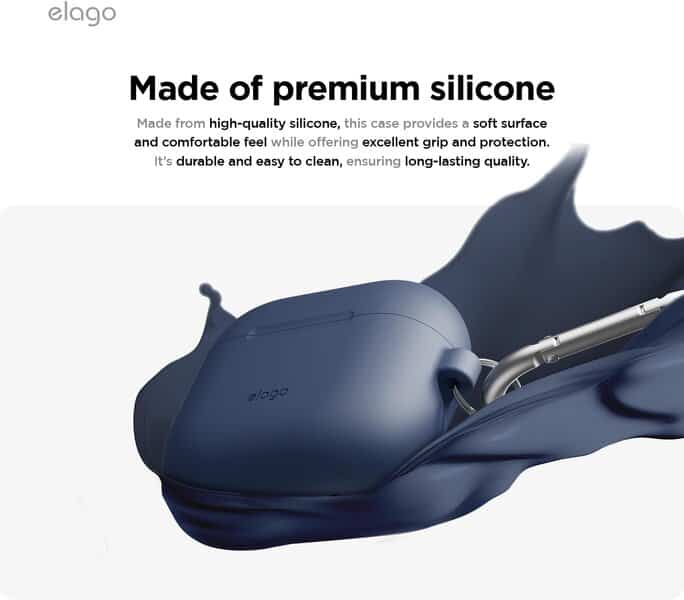 Elago AirPods 4 Clear Hang case - Indigo additional product image