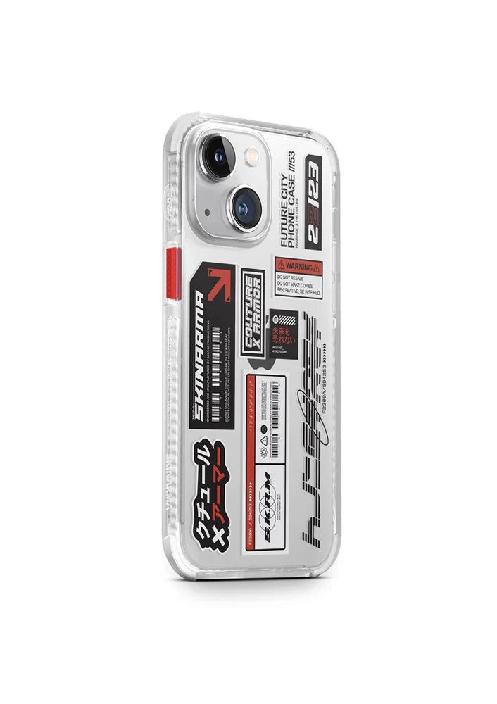 Skinarma iPhone 14 Plus Cover Clear Textured Air Cushion side view