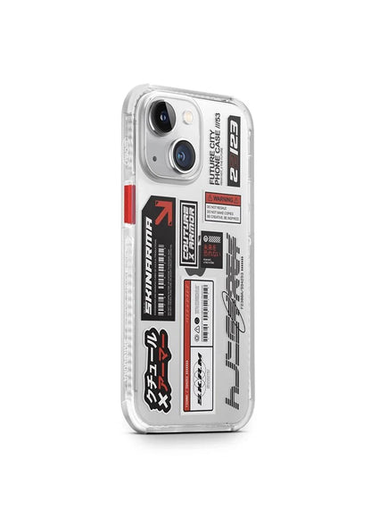 Skinarma iPhone 14 Plus Cover Clear Textured Air Cushion side view