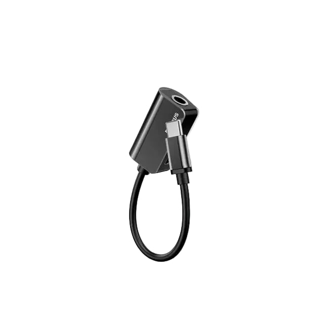 Baseus L40 Audio Adapter USB-C to Mini Jack 3 5mm and USB-C Black product photo