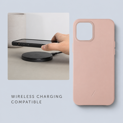 Native Union iPhone 12 Pro Max Clic Classic Case - Nude Pink in-use view