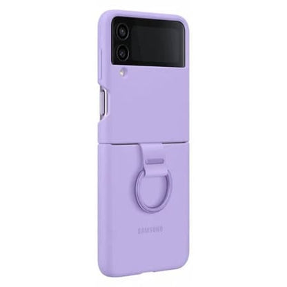 Samsung Galaxy Z Flip4 Silicone Ring Case - Bora Purple product photo