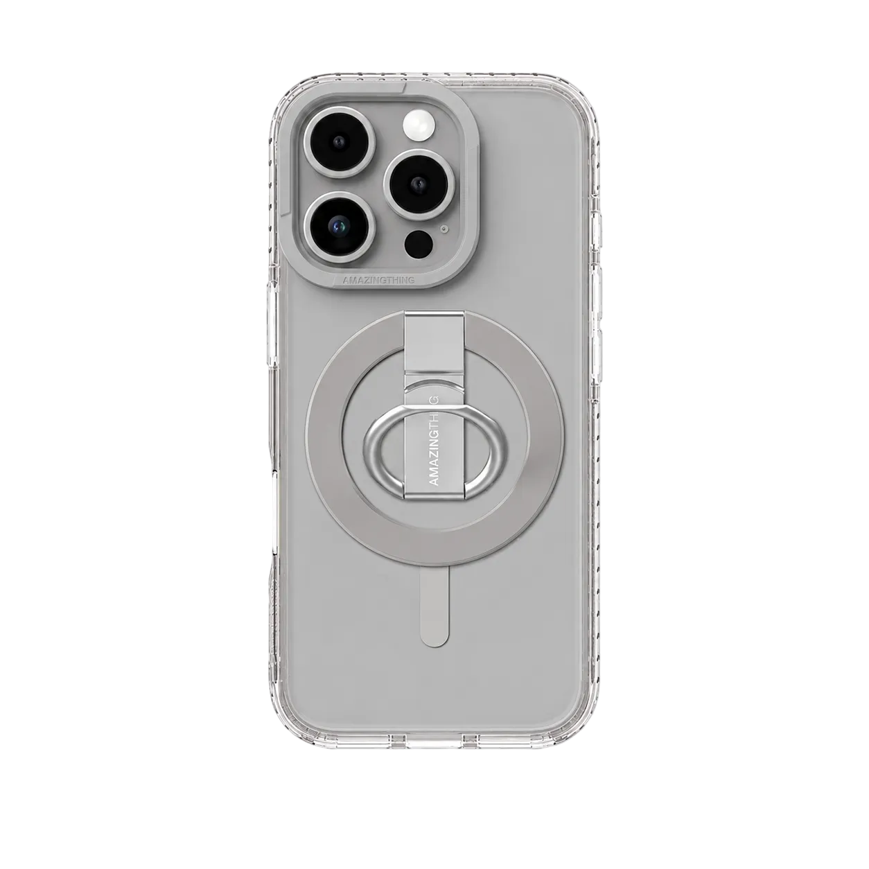 AmazingThing iPhone 16 PRO 6.3 TITAN PRO MAG GRIP DROP PROOF CASE- Gray