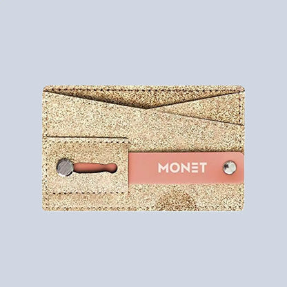 Monet Wallet Kickstand - Rose Gold Glitter product photo