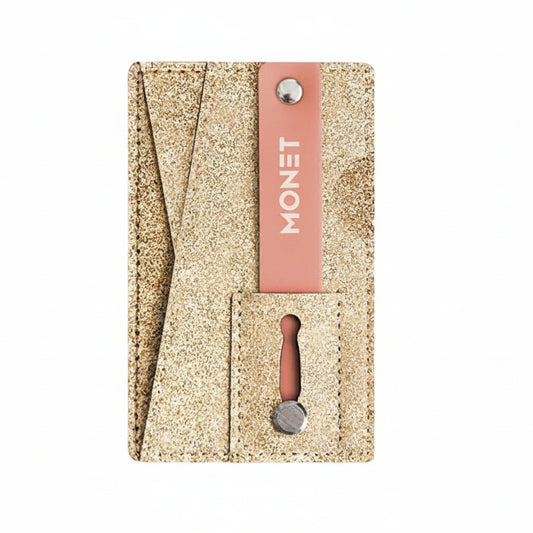Monet Wallet Kickstand - Rose Gold Glitter product photo