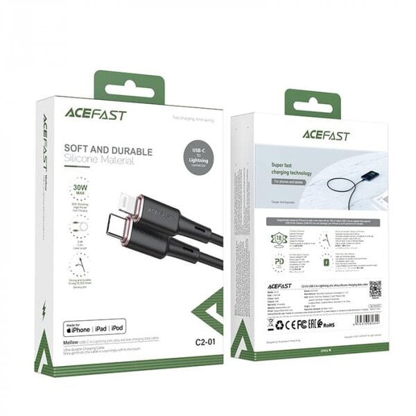 Acefast C2-01 USB-C to Lightning Data Cable product photo