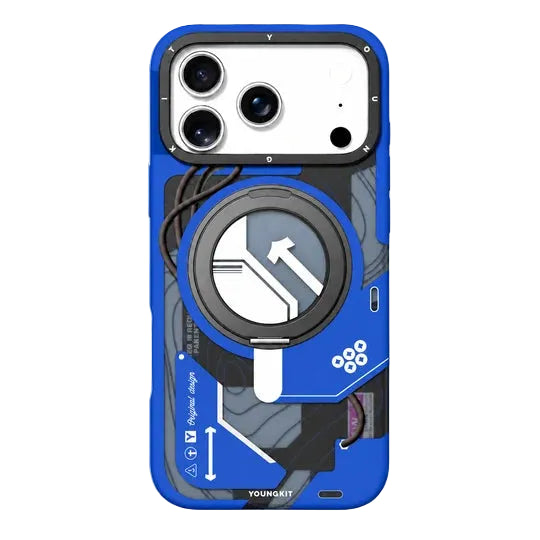 Youngkit iPhone 18 Pro Max / 17 Pro Max Cyberpunk 360° Spin Magnetic Stand Case