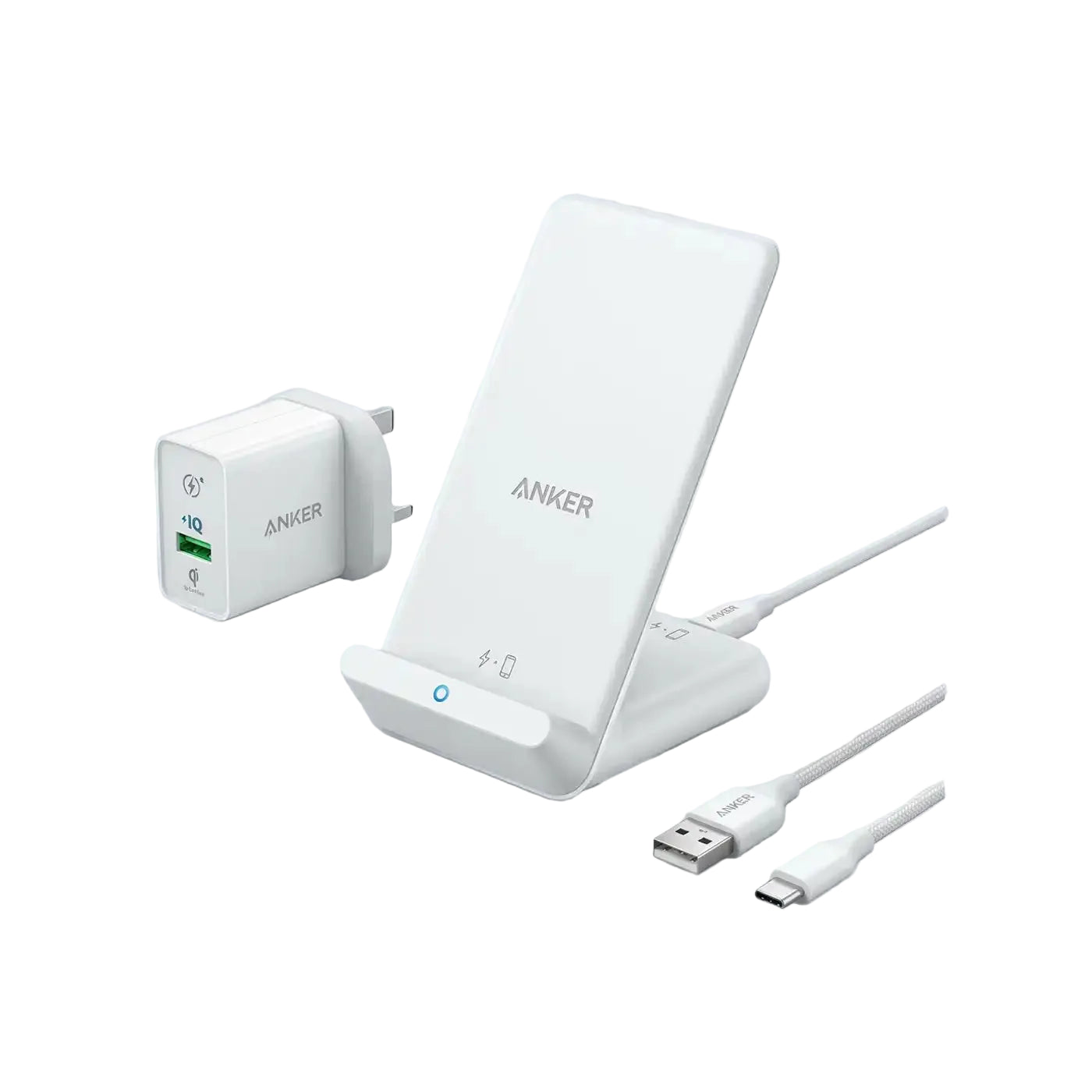 Anker Powerwave 7 5W Stand Wireless Charger-White product photo