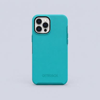 OtterBox iPhone 12 Pro Max Symmetry Series Sleek Protection - Blue back view