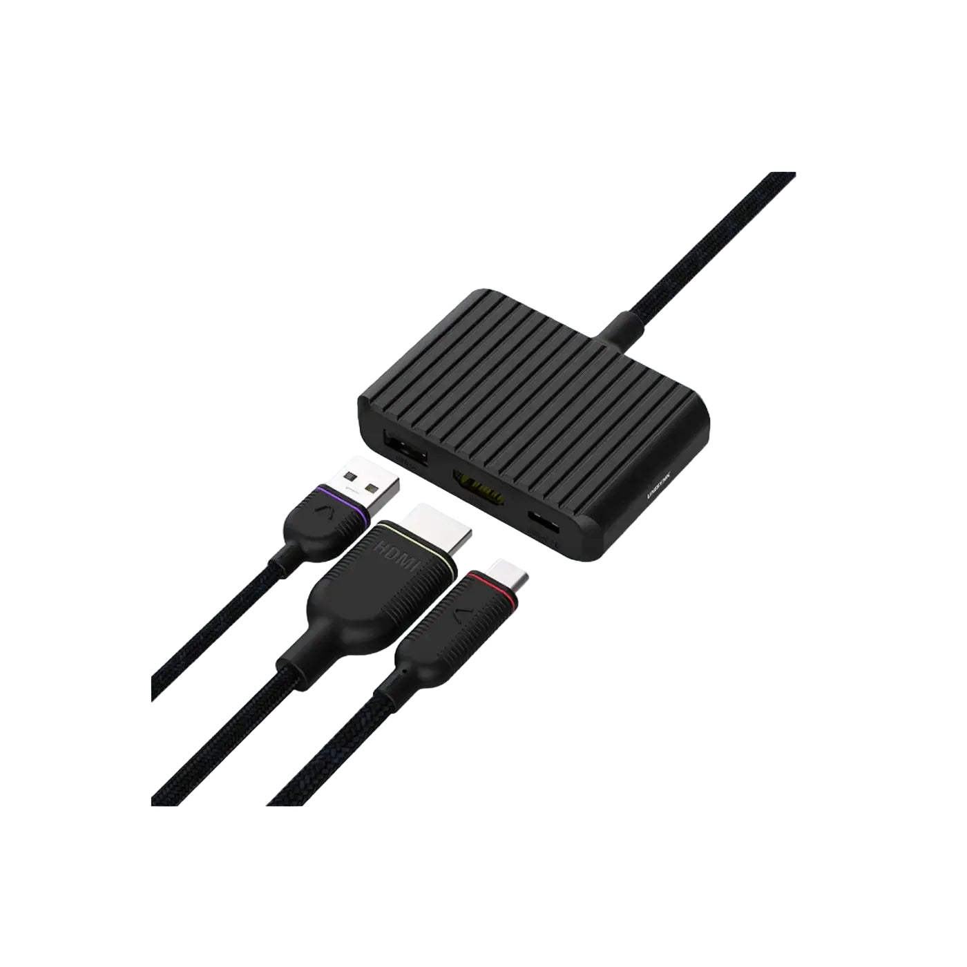 Unisynk 3 PORT USB C HUB V2 Black
