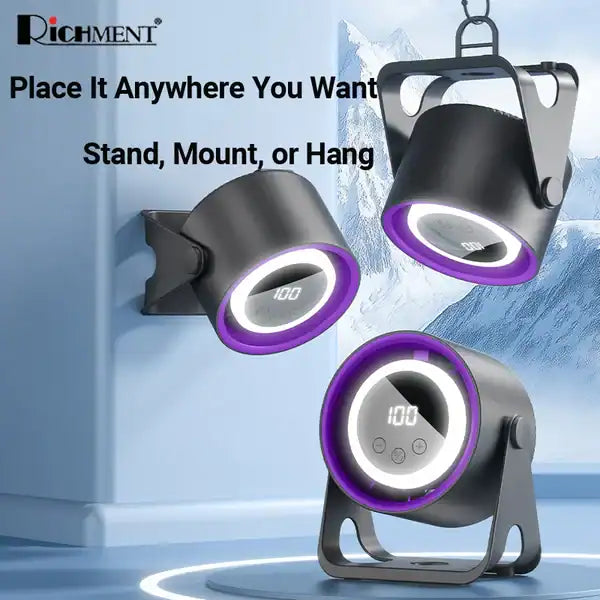 Powerful Wind force Desktop Fan-K6 Grey additional product image