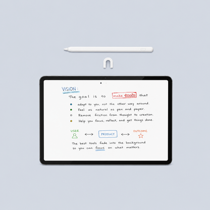 Acefast Universal Capacitive Pen V1 in-use view
