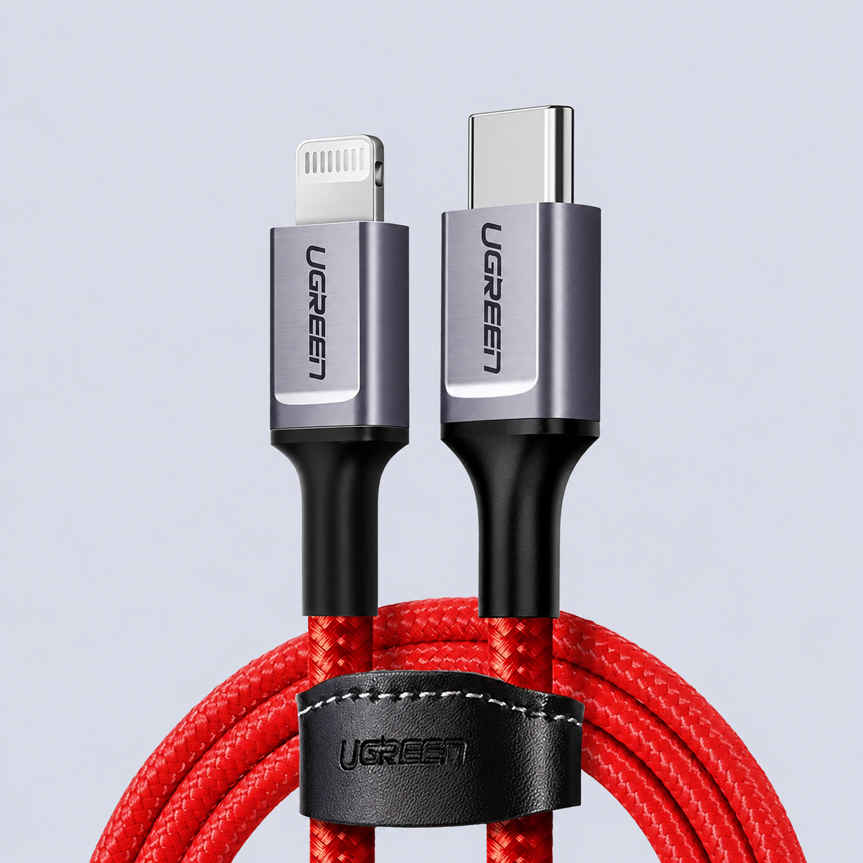 Ugreen USB-C To Lightning Cable 1m - Red