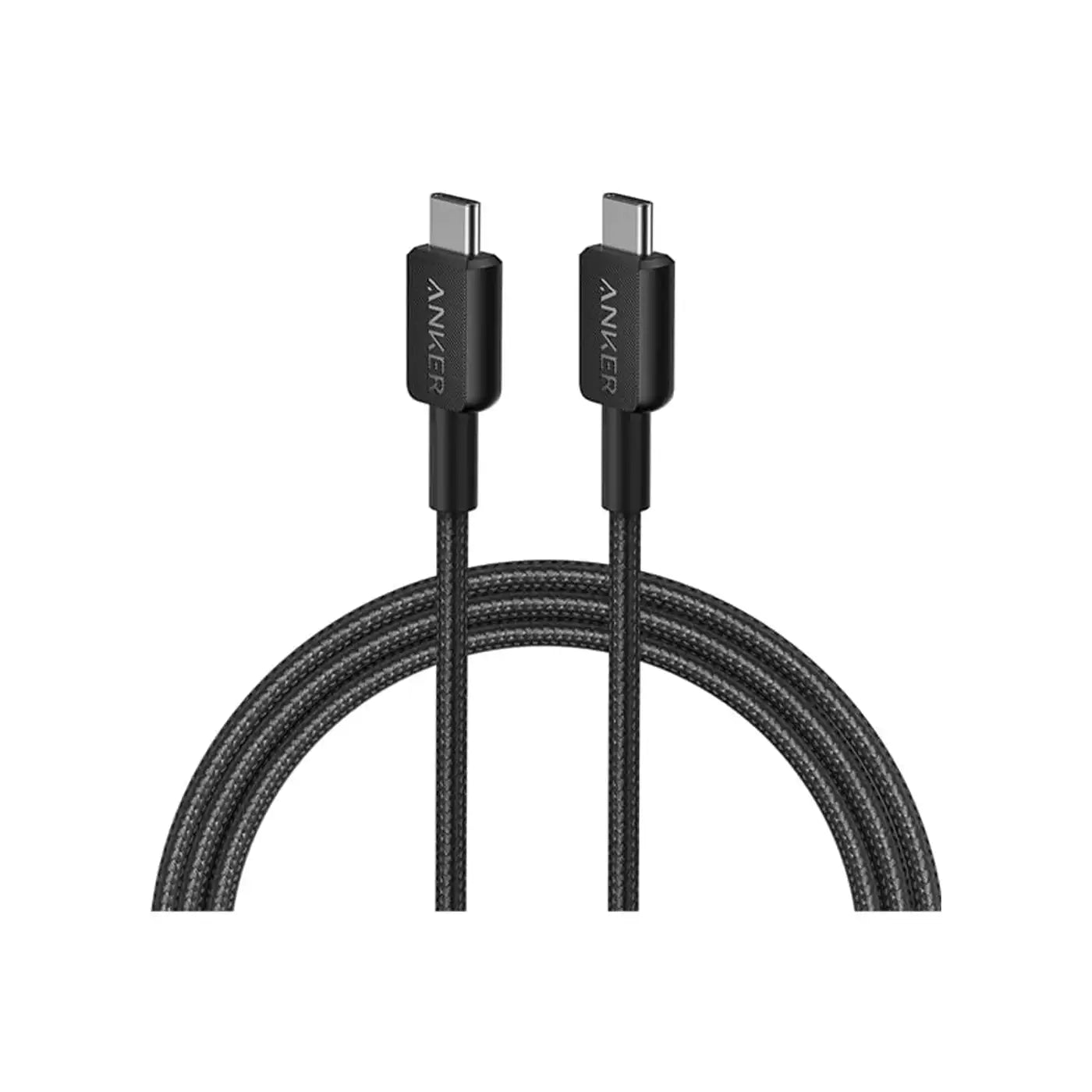 Anker USB-C to USB-C Cable – 60W – 6ft / 1.8M – Braided - Black