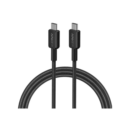 Anker USB-C to USB-C Cable – 60W – 6ft / 1.8M – Braided - Black