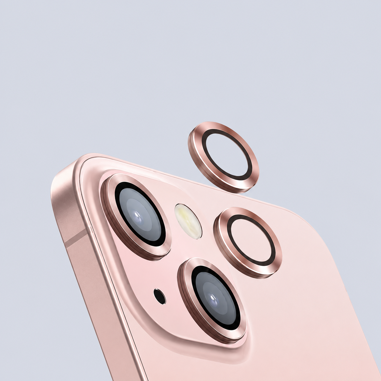 Green Lion Camera Lens for iPhone 13 Mini - pink additional product image