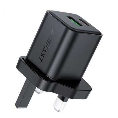 Acefast Charge Wall Charger A127 PD30W GaN 1xUSB-A+1xUSB-C UK product photo