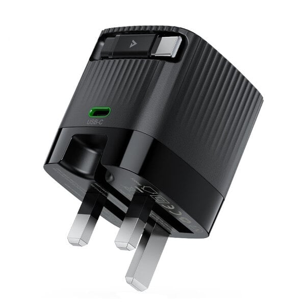 Acefast Charge Wall Charger A129 PD65W GaN 2xUSB-C UK product photo