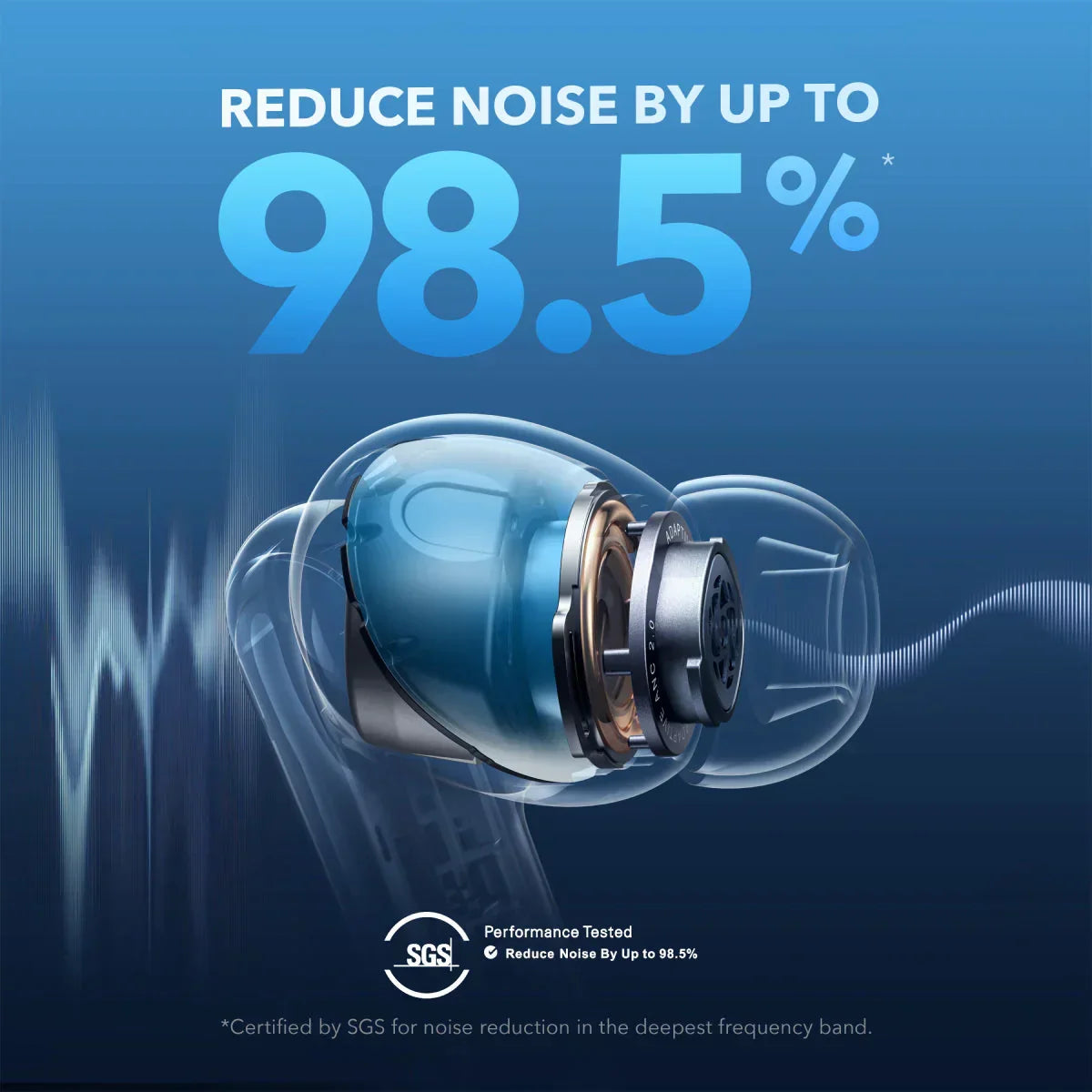 Anker soundcore Liberty 4 NC Wireless Earbuds- Light Blue product photo