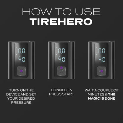 Statik TireHero Wireless Air Pump Built in Powerbank with 6000mAh additional product image