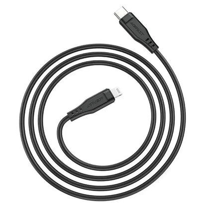 Acefast C23-01 PD Type-C To Lightning Charging Cable 30W 1 2M Black product image