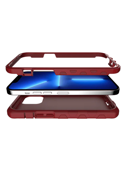 Itskins iPhone 13 pro max Supreme Solid Drop Protection Case - Red product photo