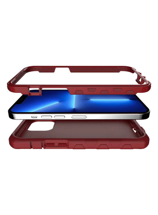 Itskins iPhone 13 pro max Supreme Solid Drop Protection Case - Red product photo