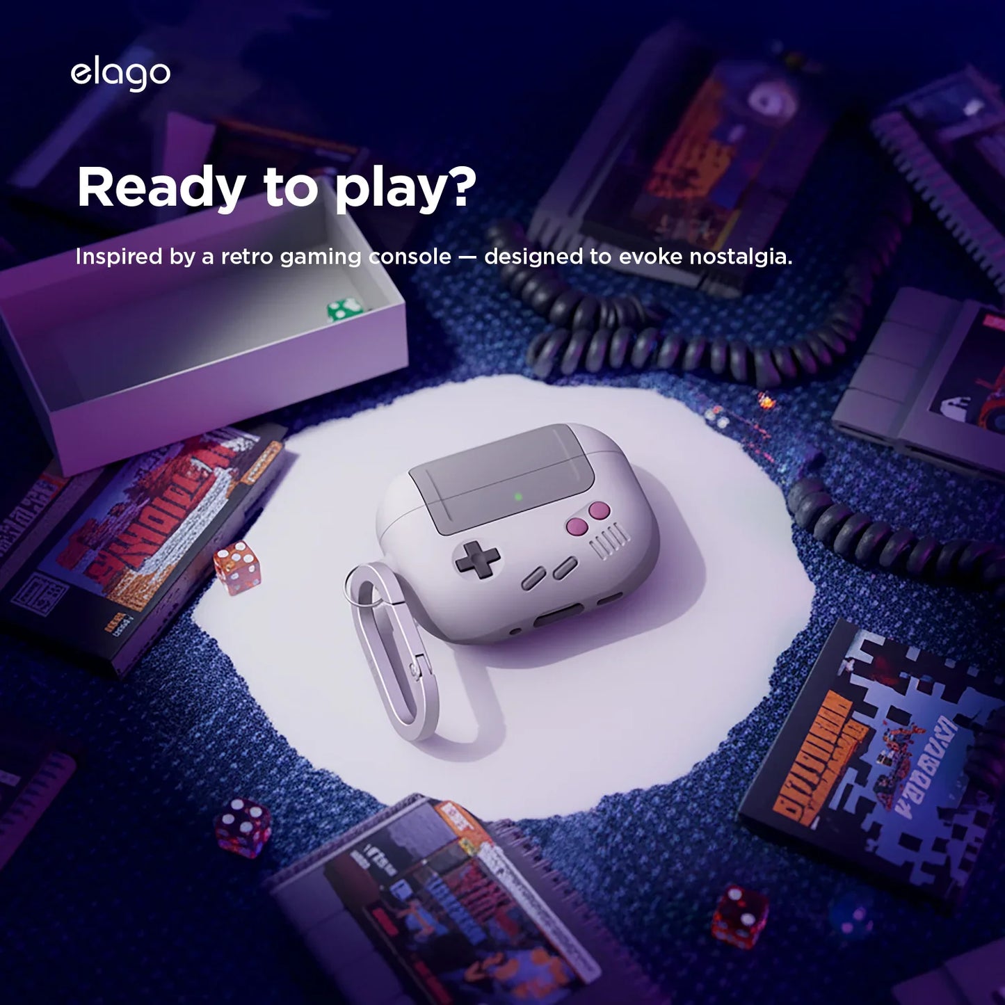 Elago Apple AirPods Pro 3 Hang Case - Gray product photo