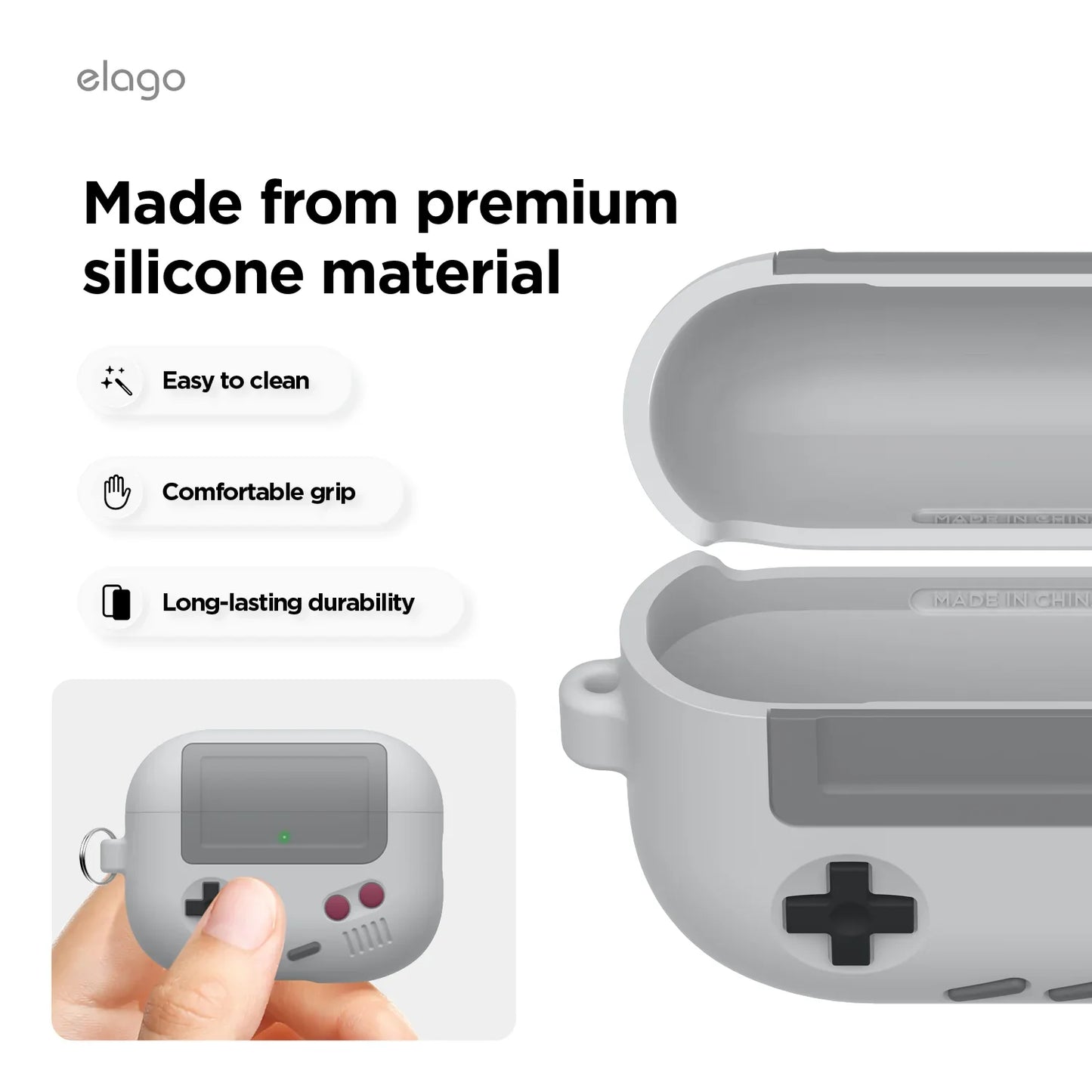 Elago Apple AirPods Pro 3 Hang Case - Gray additional product image