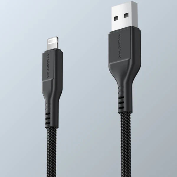 AmazingThing USB-A to Lightning 3 25A 1 1m Cable - Black product photo