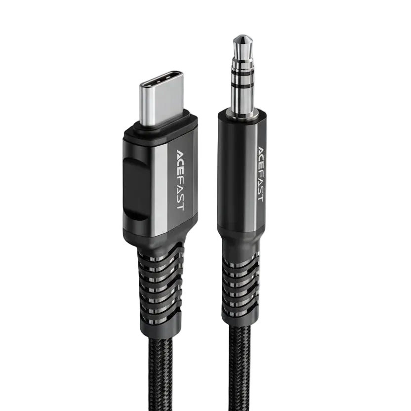 Acefast Audio Cable USB-C TO 3 5MM Jack - 1 2M - BLACK product photo