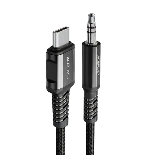 Acefast Audio Cable USB-C TO 3 5MM Jack - 1 2M - BLACK product photo