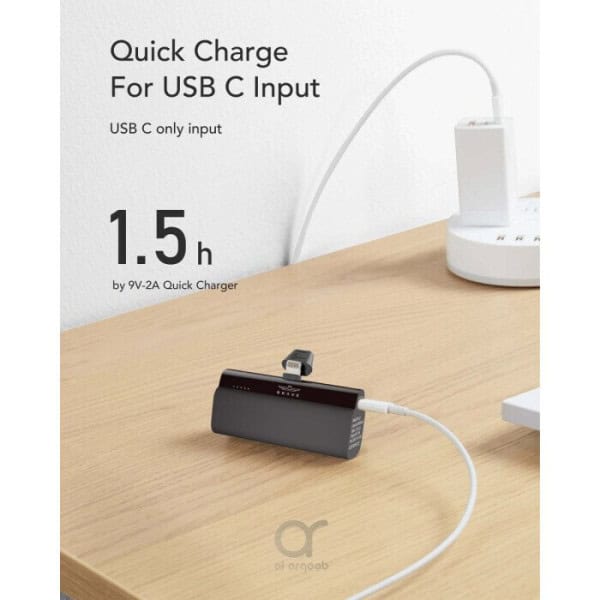 Brave Power Bank Plug On-L 5000mAh +20w Lightning PD Output product photo