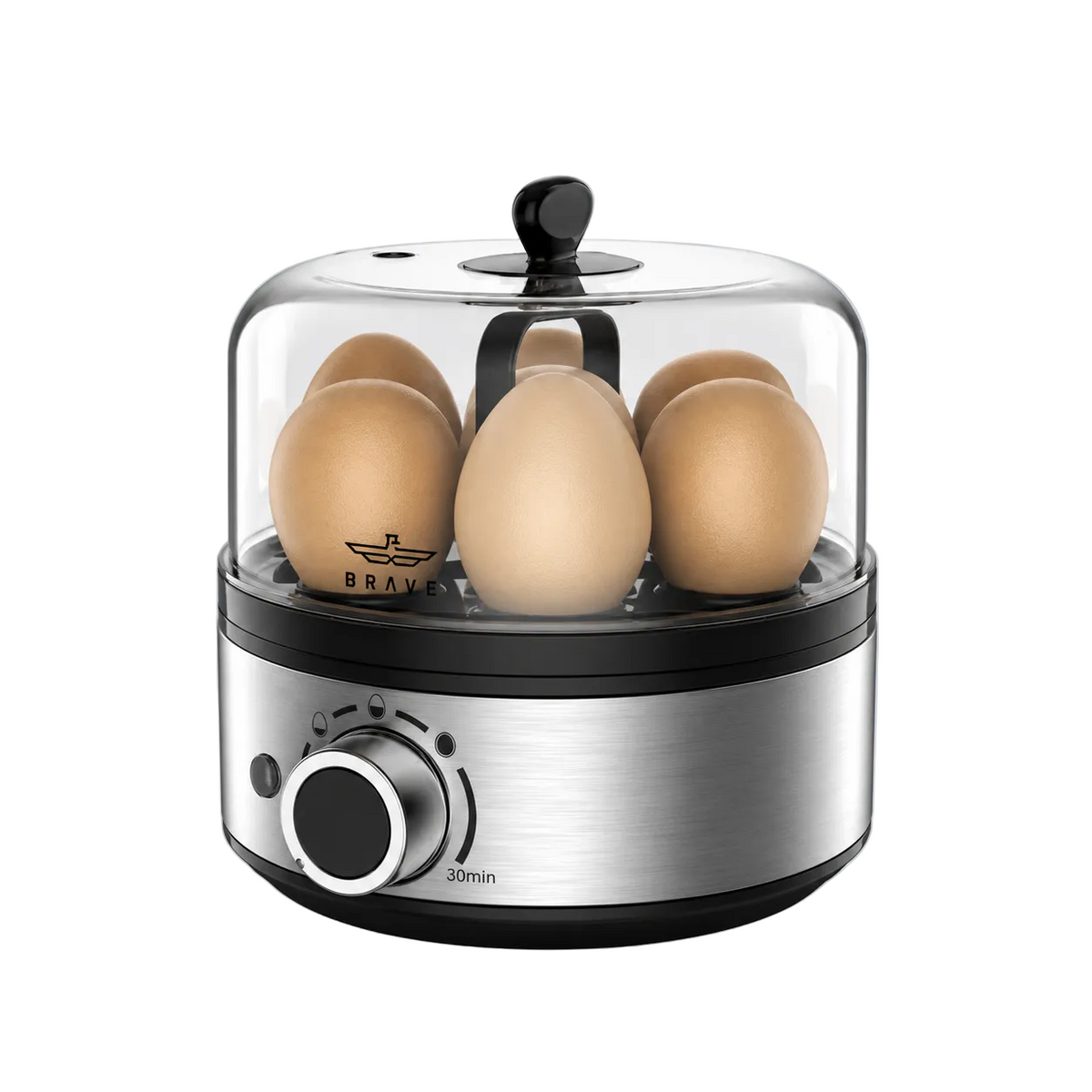 BRAVE Smart Electric Egg Cooker & Boiler 7-Egg - BEC-01 - Grey