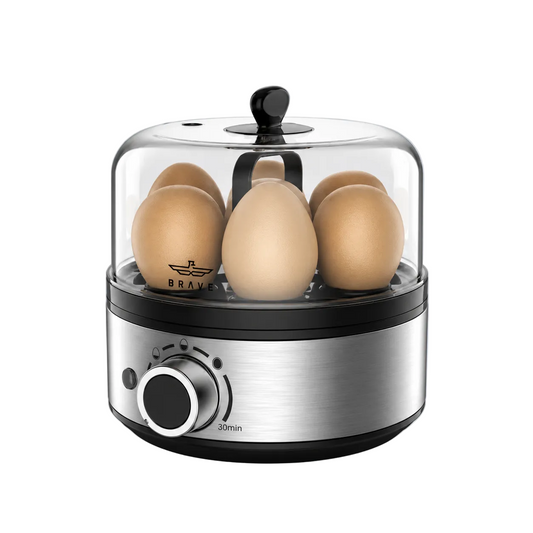 BRAVE Smart Electric Egg Cooker & Boiler 7-Egg - BEC-01 - Grey
