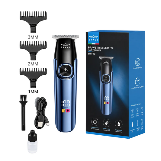 BraveTrim Series Hair Trimmer BHT-02 Professional T-Blade